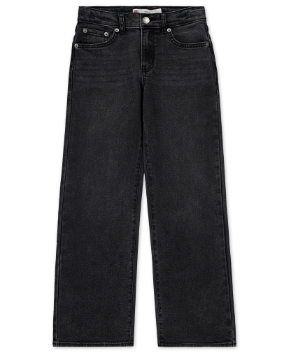 Levi's Girls' 7-16 Vintage-Like Mid-Rise Wide Leg Jeans - Blue