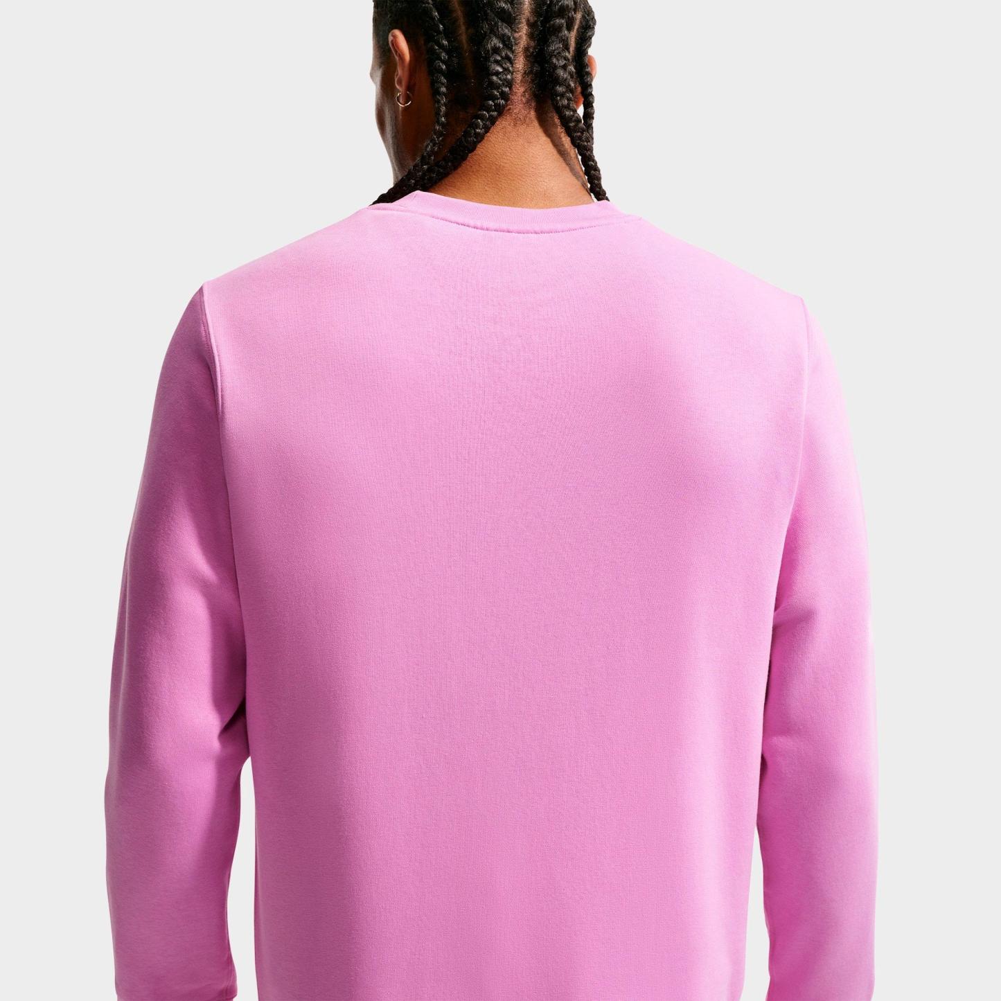 Men's Nithtke Club Fleece Premium Crewneck Sweatshirt - Light Magenta/Midnight Navy