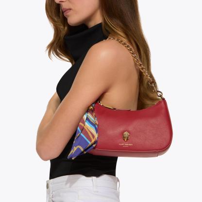 Kurt Geiger London Sloane Hobo Cross Body Bag - Red - view 7