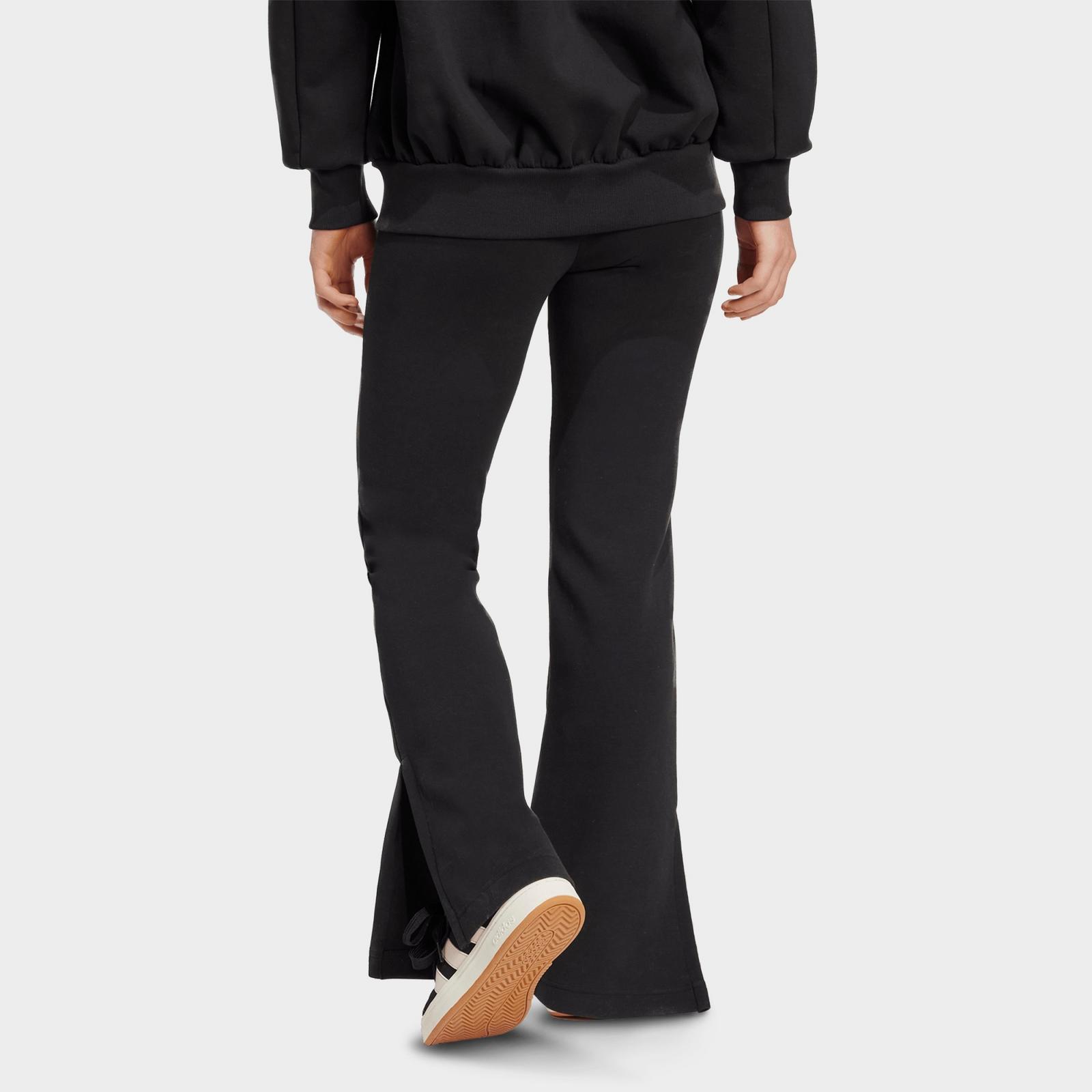 Women's adidas Sportswear Soft Lux Flared Pants - Black - view 3