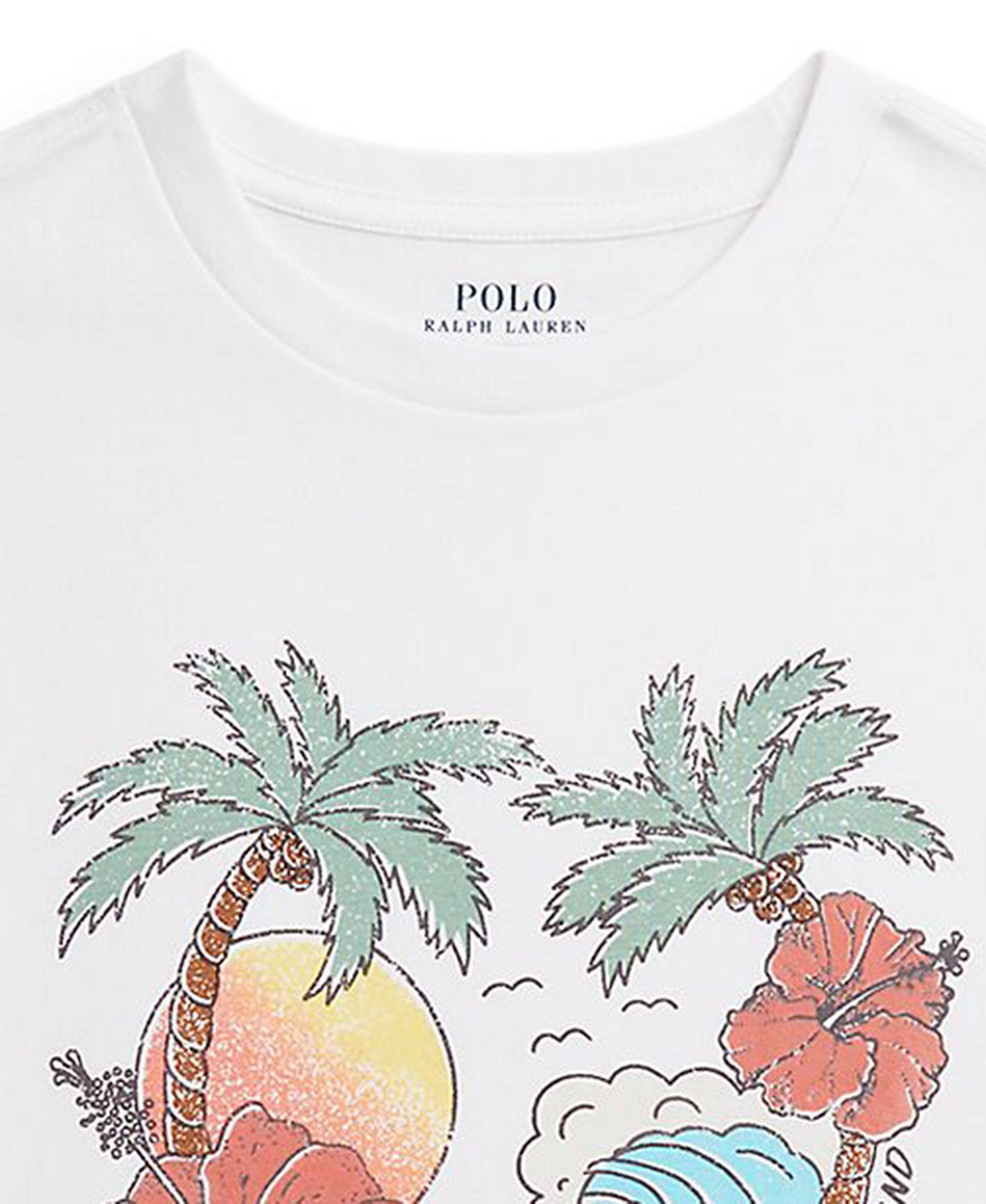 Polo Ralph Lauren Boys' 8-20 Short-Sleeve Jersey Graphic T-Shirt - White