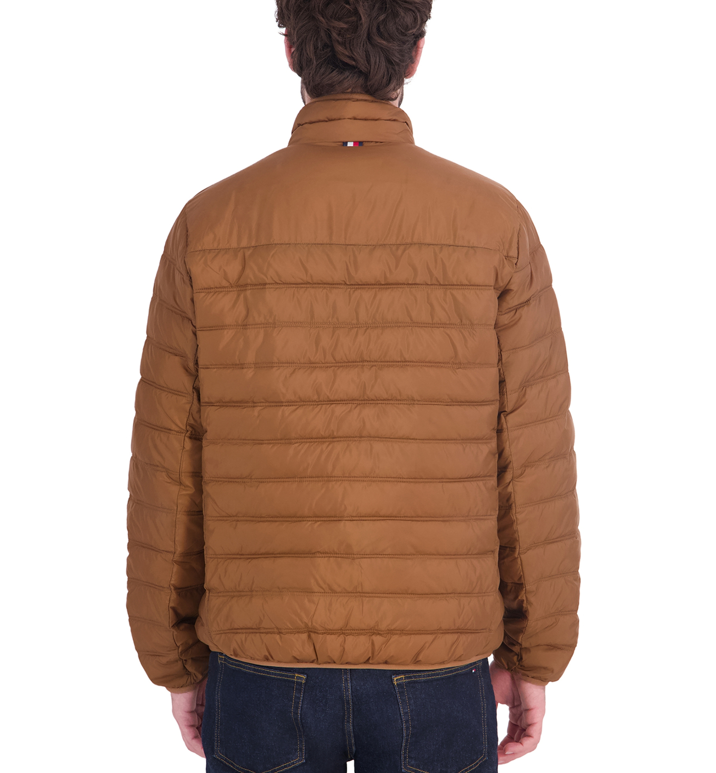 Tommy Hilfiger Men's Unhooded Packable Jacket - Nutmeg