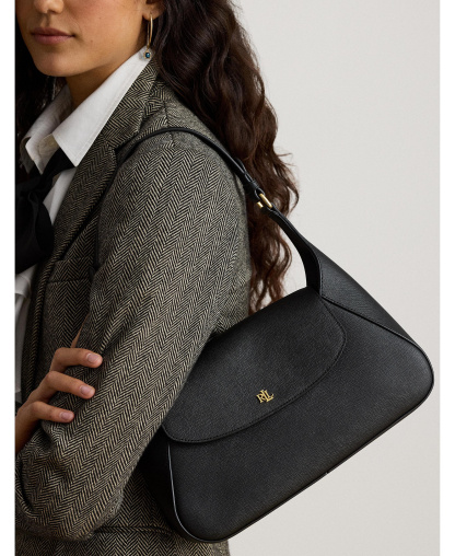 Lauren Ralph Lauren Schylar Small Slim Shoulder Bag - Black