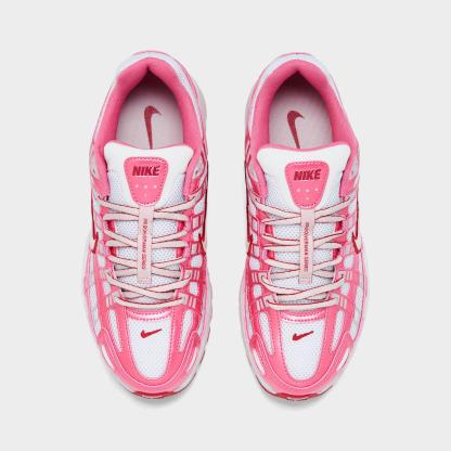 Women's Nithtke P-6000 Casual Shoes - Part 1 - Summit White/Peony/Team Crimson/Silt Red - Top view