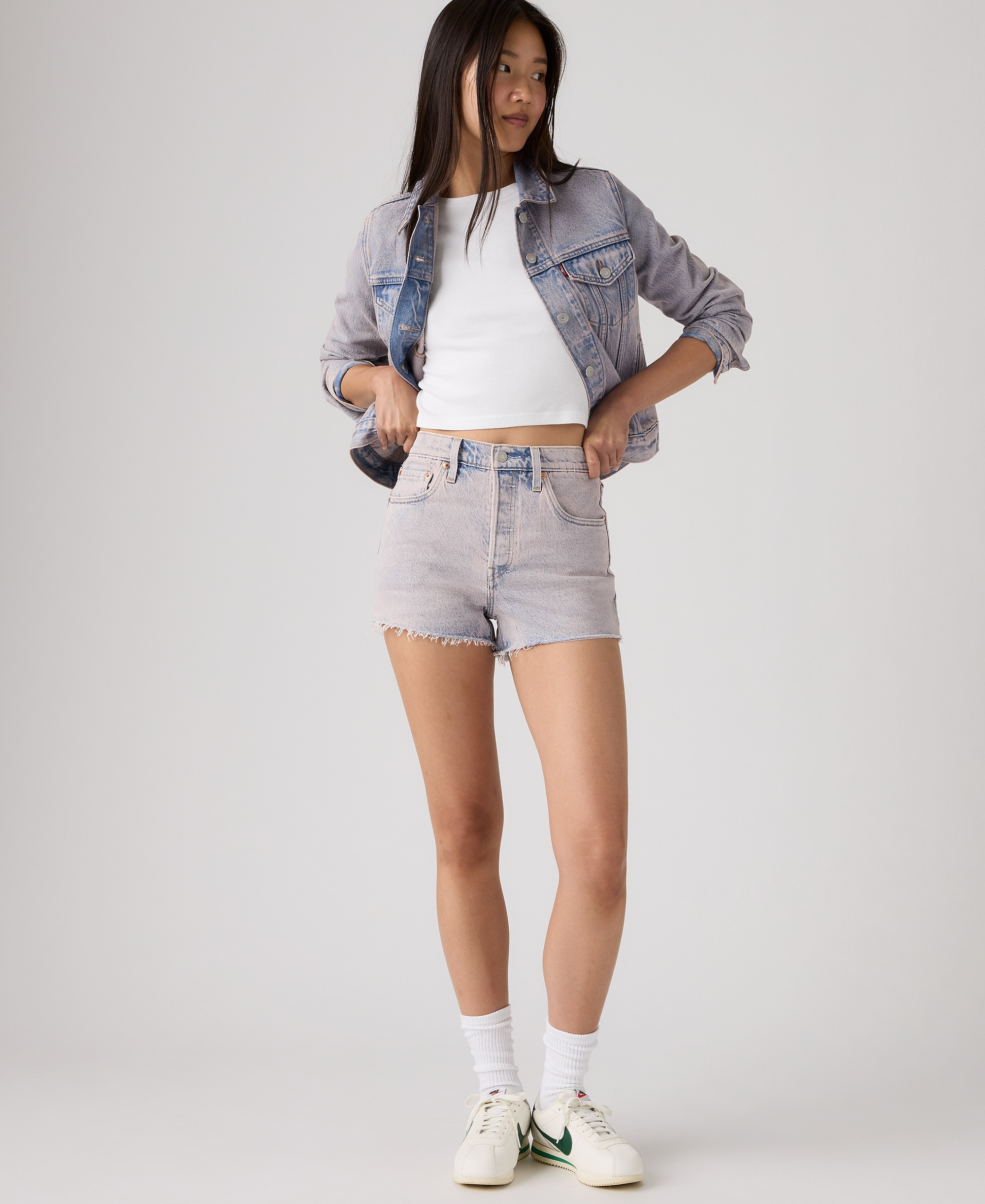 Levi's 501® Original Fit High Rise Women's Shorts - Rose Water Stretch Short