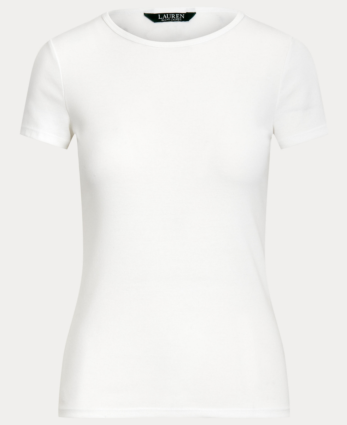 Lauren Ralph Lauren Stretch Knit T-Shirt - White