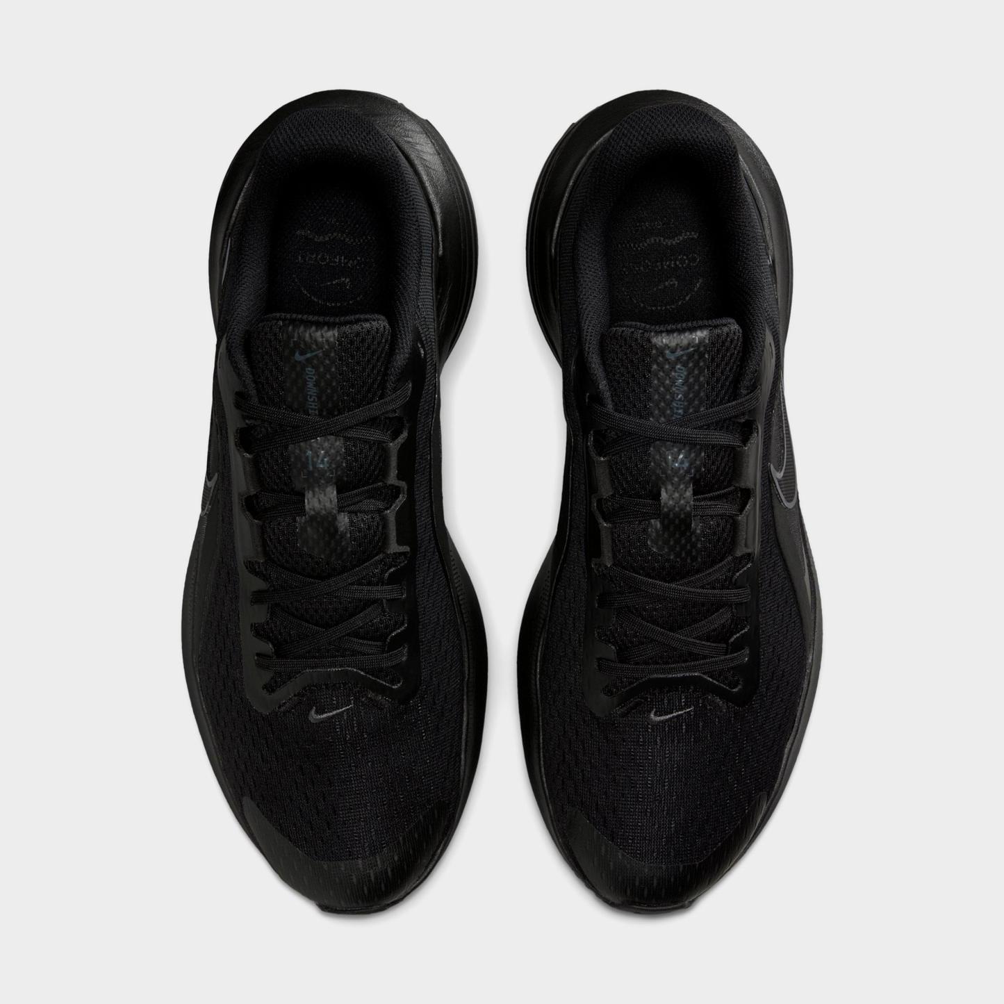 Men's Nithtke Downshifter 14 Running Shoes - Black/Anthracite/Black - Top view