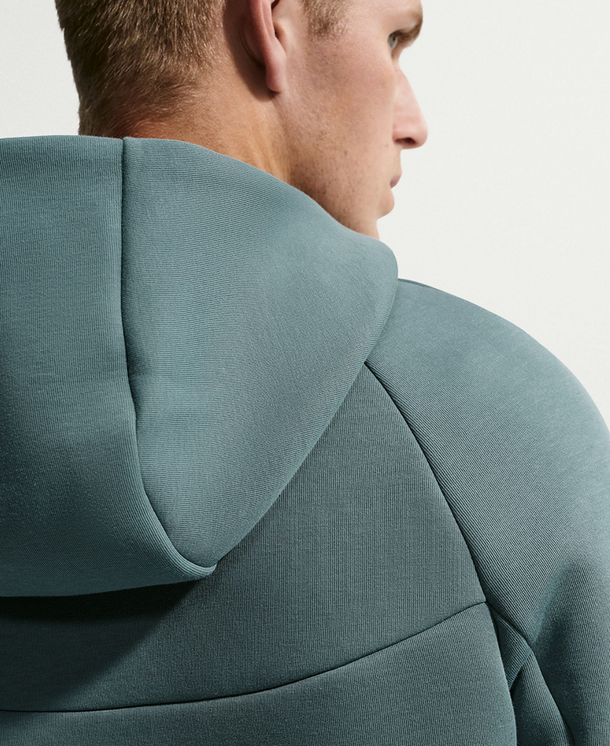 Nike Men's Tech Fleece Full-Zip Hoodie - Mineral Slate/Black