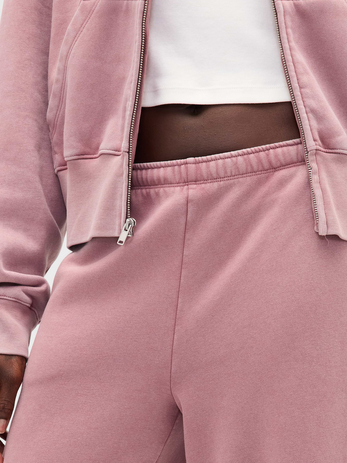 VintageSoft Baggy Sweatpants - Mauve pink wash