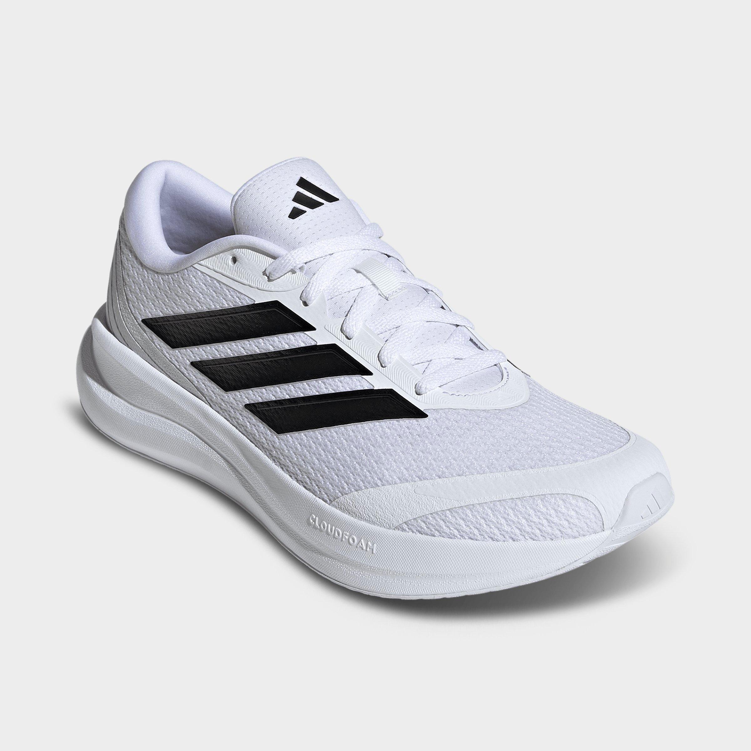 Men's adidas Runfalcon 6 Cloudfoam Running Shoes - Cloud White/Core Black/Grey - Both shoes facing left