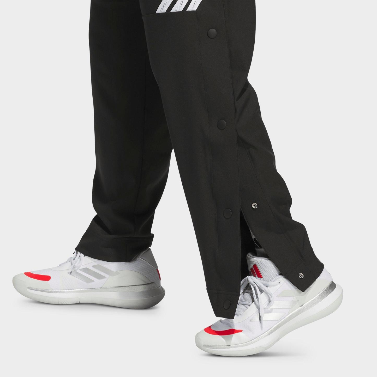 Men's adidas Crazy Lite Woven Basketball Pants - Black/White