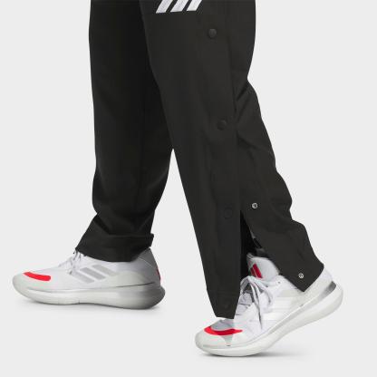 Men's adidas Crazy Lite Woven Basketball Pants - Black/White