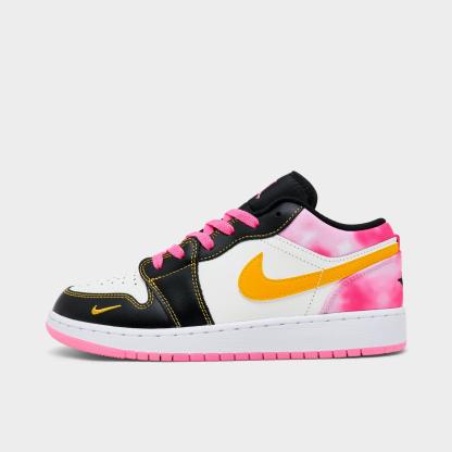 Big Kids' Air Jordan 1 Low SE Casual Shoes - -alternating high-traction grippy rubber sole - view 1