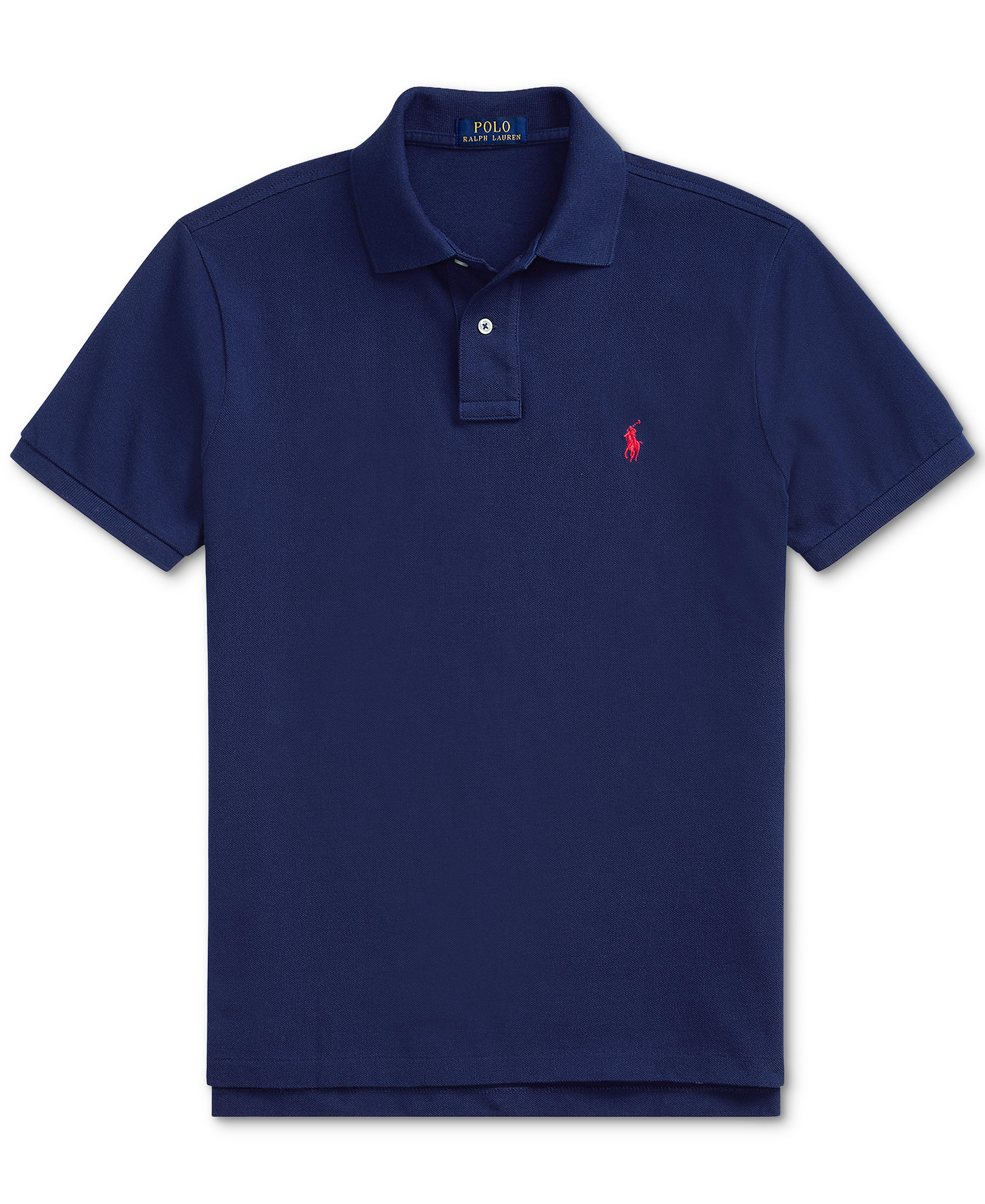 Polo Ralph Lauren Men's Custom Slim-Fit Mesh Polo Shirt - Newport Navy
