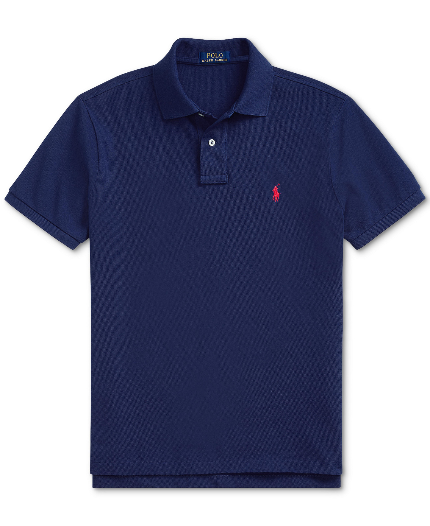 Polo Ralph Lauren Men's Custom Slim-Fit Mesh Polo Shirt - Newport Navy