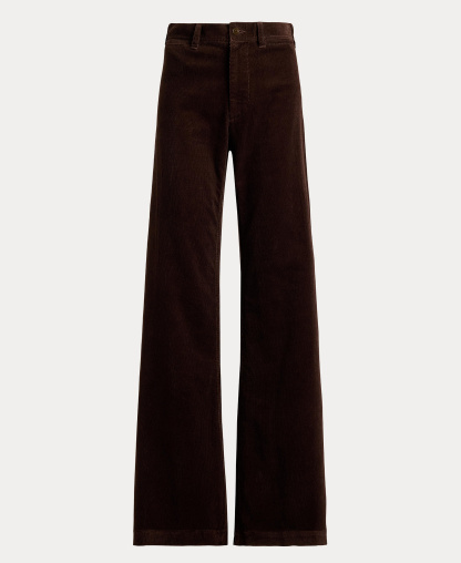 Polo Ralph Lauren Women's Beaton Corduroy Flared Pants - Brown