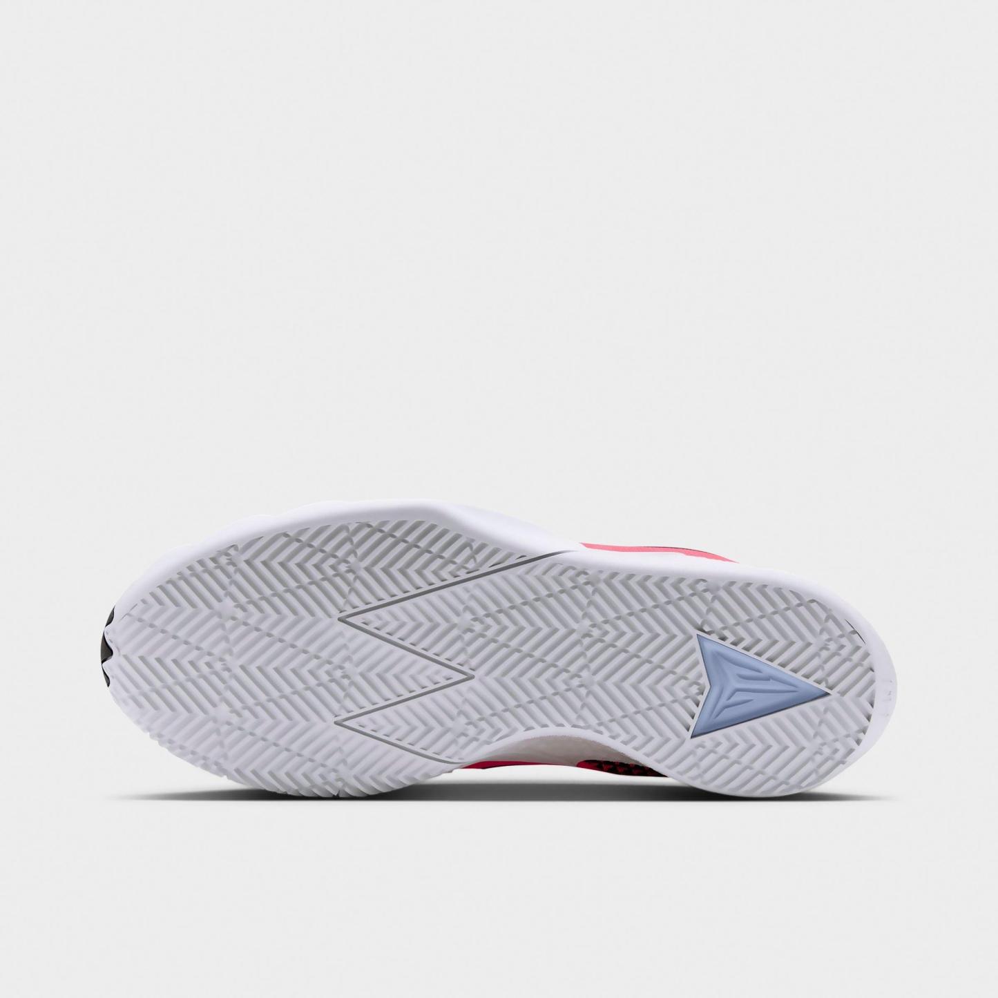 Men's Nithtke Ja Morant Twelve Time Basketball Shoes - Solar Red/Black/Photon Dust/Cobalt Bliss - Bottom view