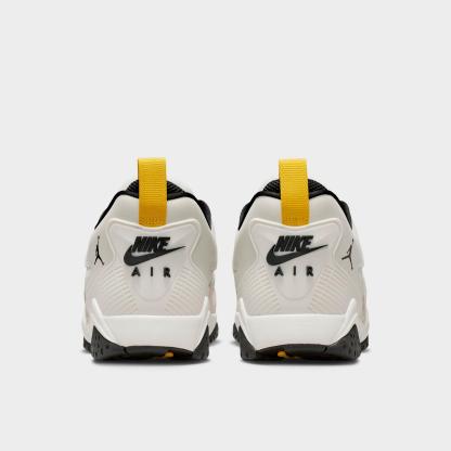 Men's Air Jordan MVP 92 Casual Shoes - Summit White/Vivid Sulfur/Black - Left shoe facing left. Outside of the shoe. - view 4