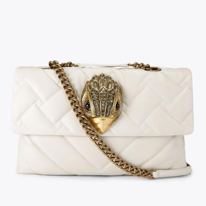 Kurt Geiger London Macro Kensington Bag - White