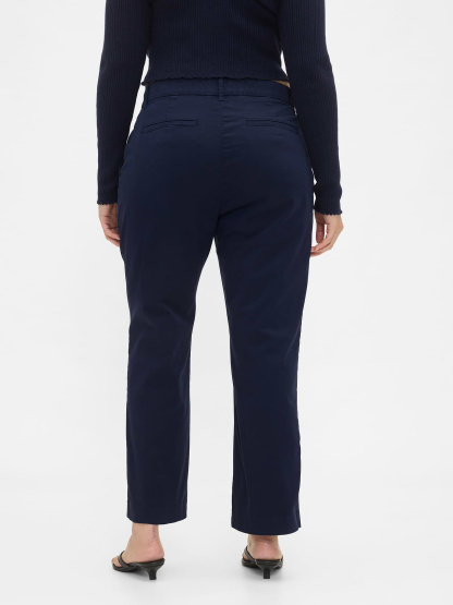 Mid Rise Khakis - Navy blue night