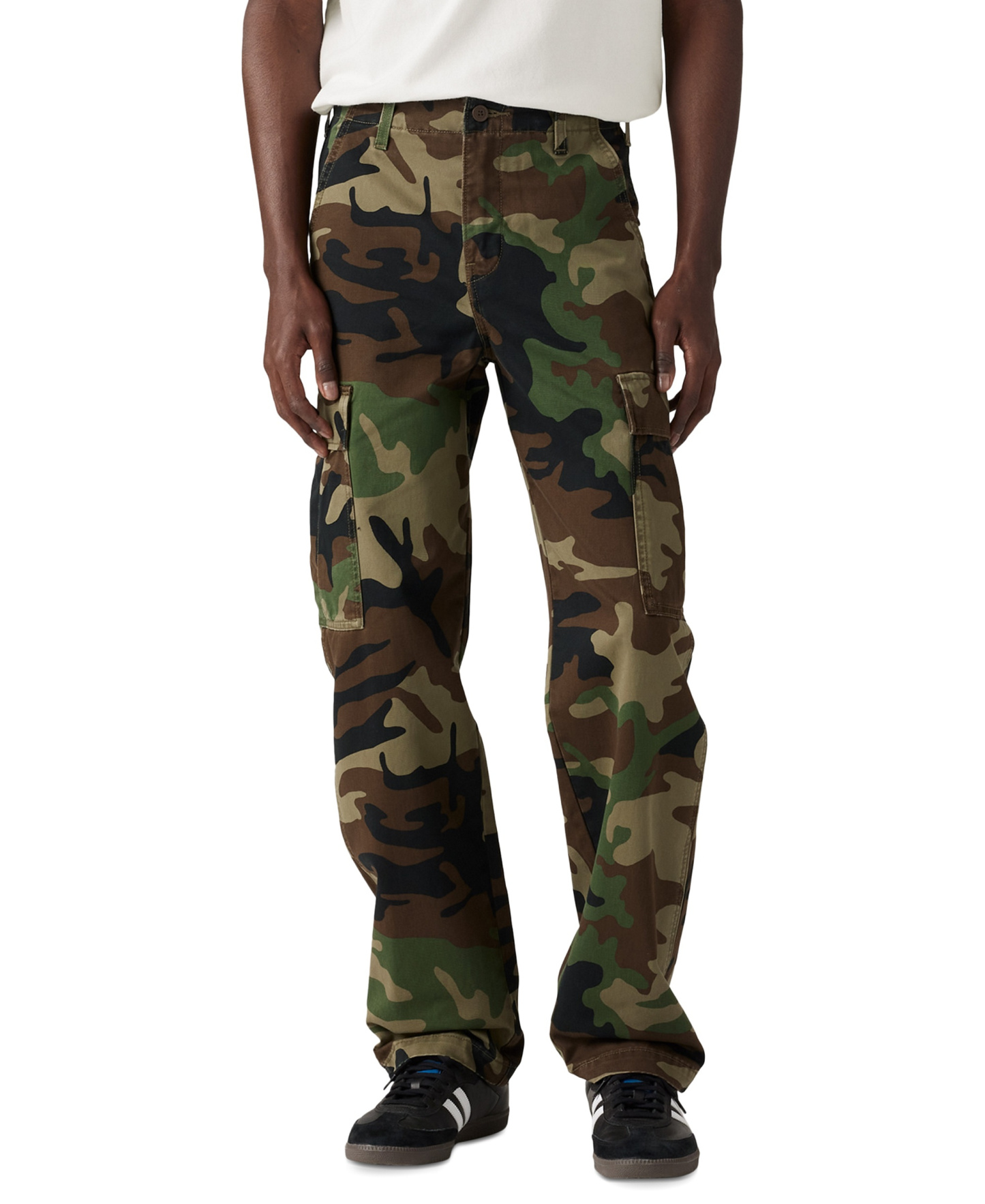Levi's Men's XX Relaxed-Fit Straight-Leg Cargo Pants - Phalarope Camo