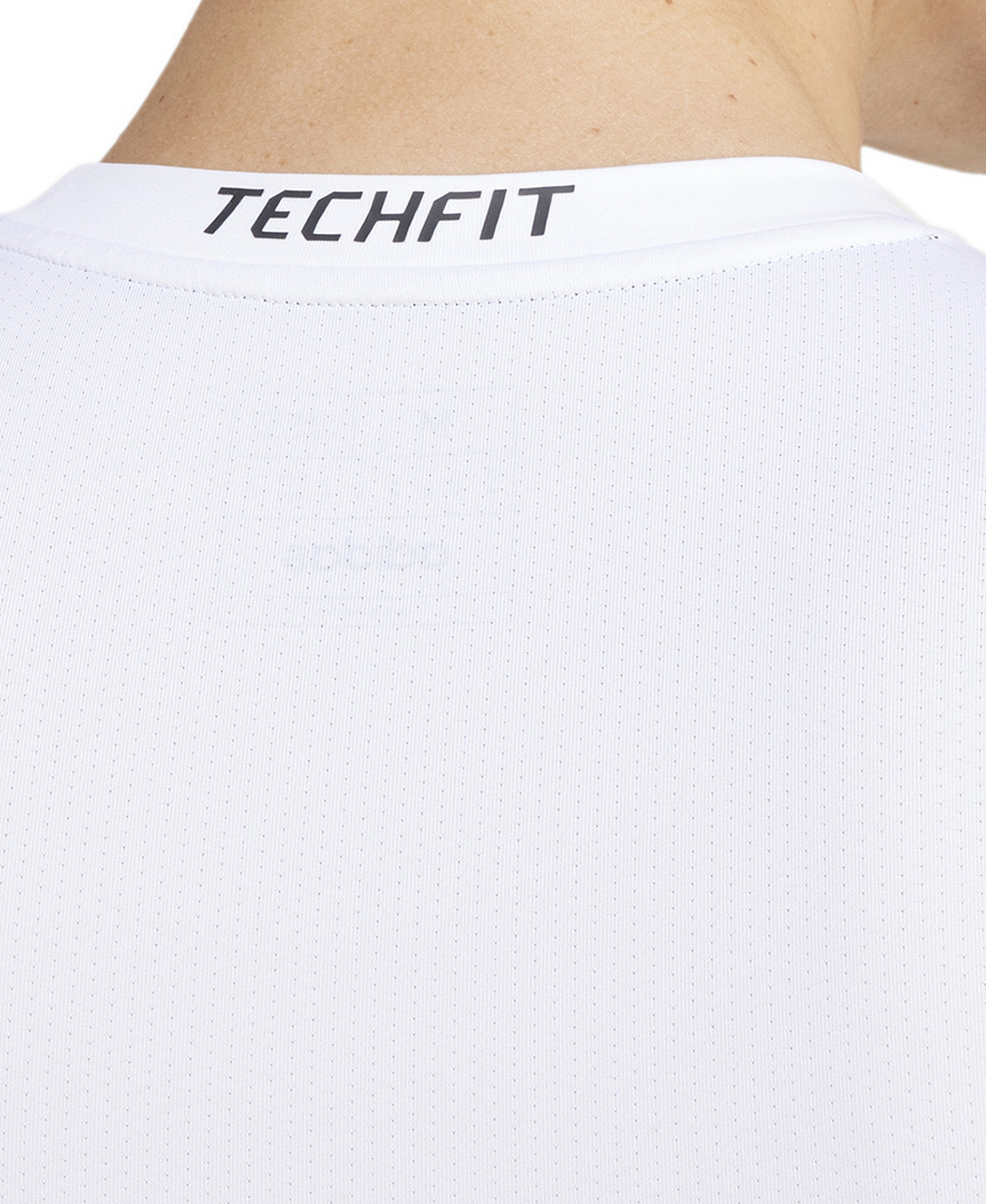 adidas Men's Tech-Fit Compression Crewneck T-Shirt - White