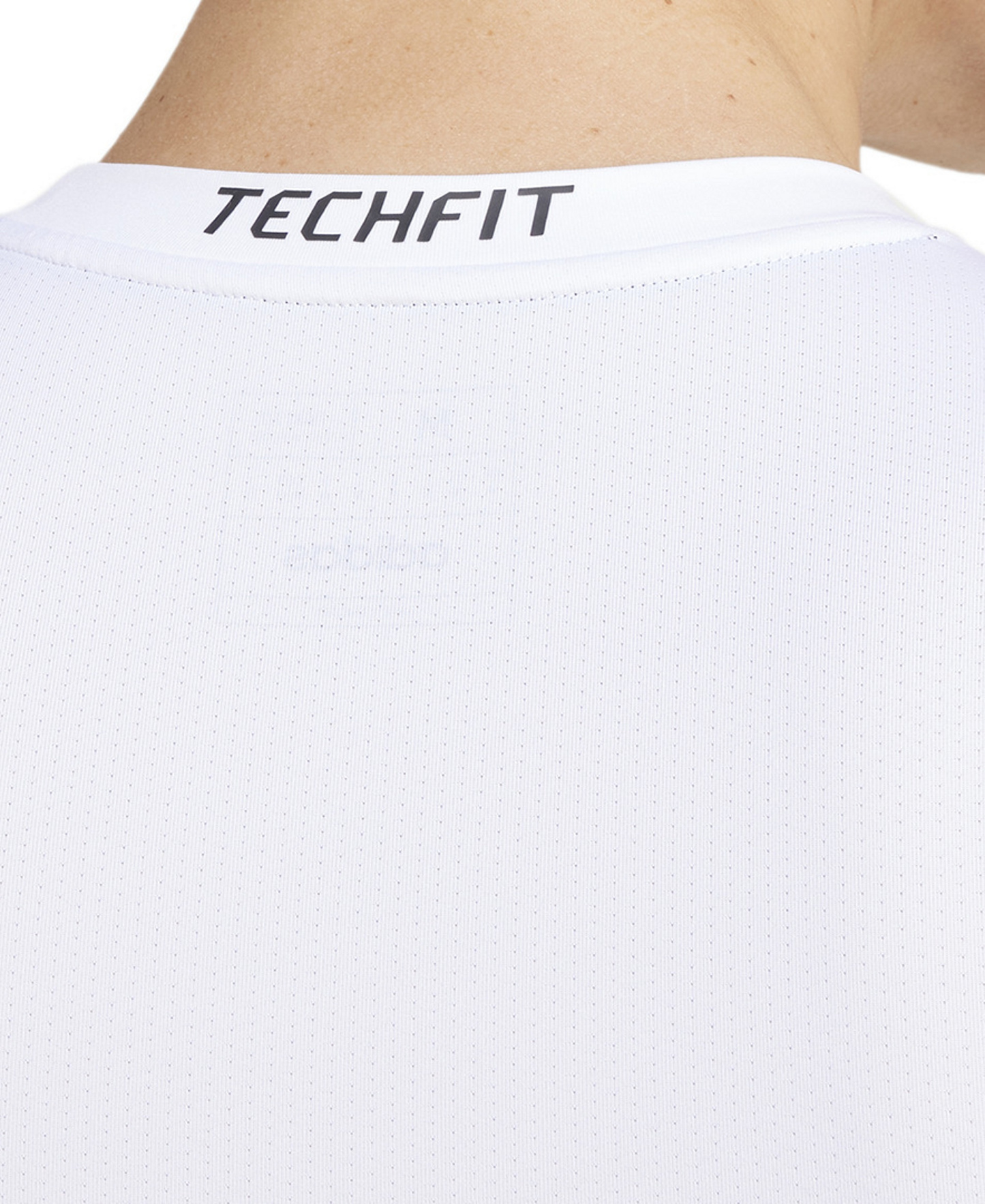 adidas Men's Tech-Fit Compression Crewneck T-Shirt - White
