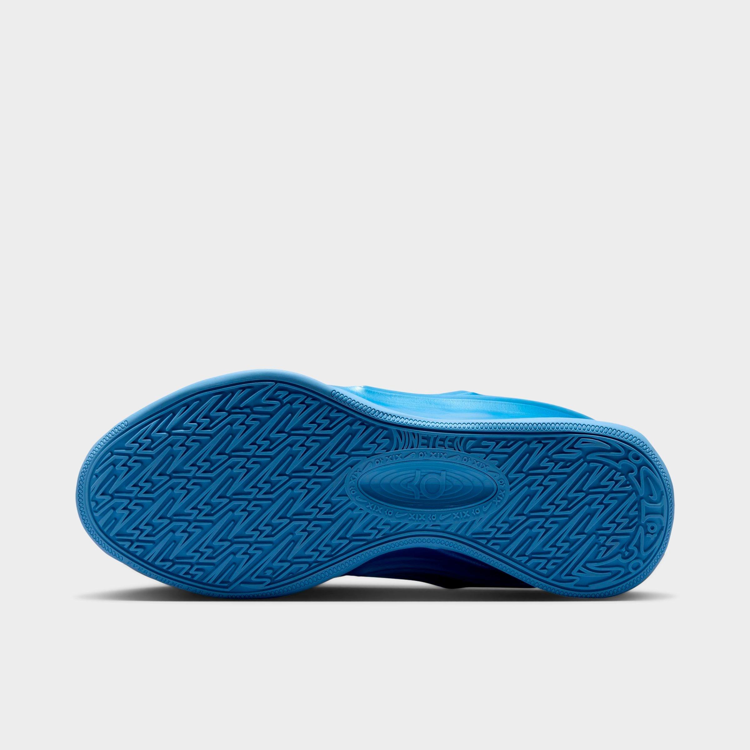 Nithtke KD 19 Basketball Shoes - Still Blue/Stadium Green/Still Blue - Bottom view