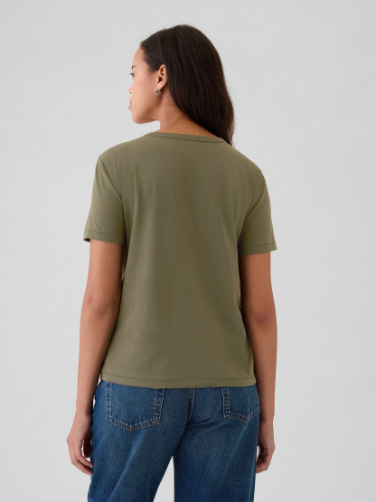 Organic Cotton VintageSoft T-Shirt - olive green