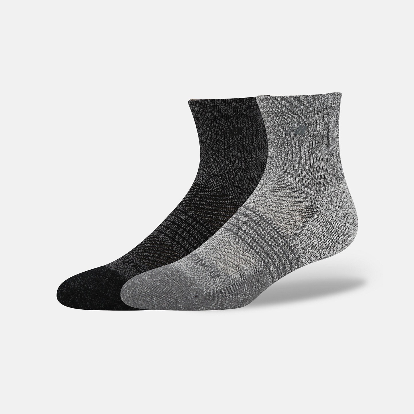 New Balance Pro Training Cushion QTR Socks 2 Pack, LAS25142AS