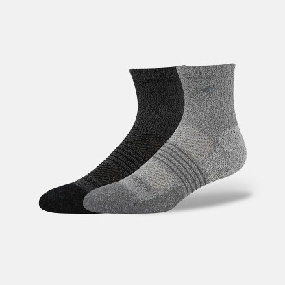 New Balance Pro Training Cushion QTR Socks 2 Pack, LAS25142AS