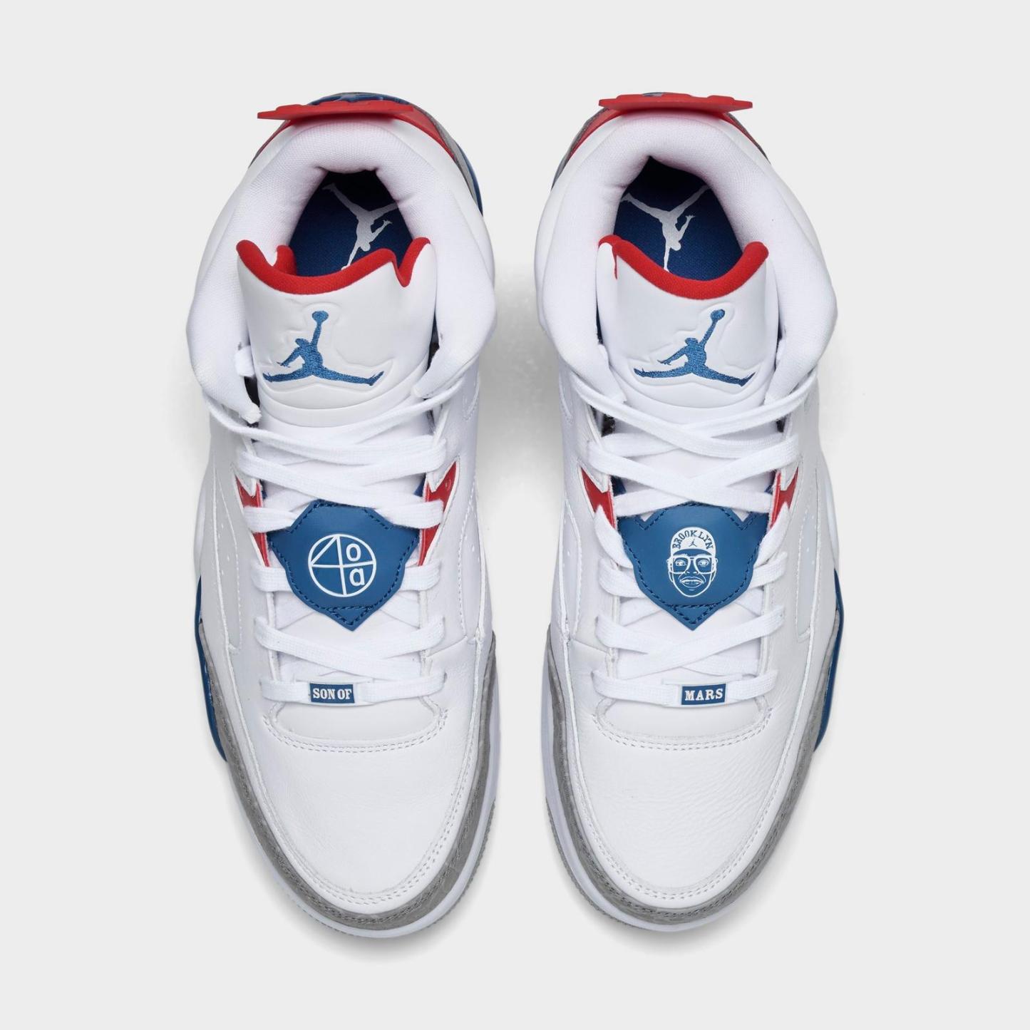 Men's Air Jordan Son of Mars Low Casual Shoes - White/Varsity Red/Light Smoke Grey/True Blue - view 5
