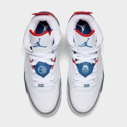 Men's Air Jordan Son of Mars Low Casual Shoes - White/Varsity Red/Light Smoke Grey/True Blue - view 5
