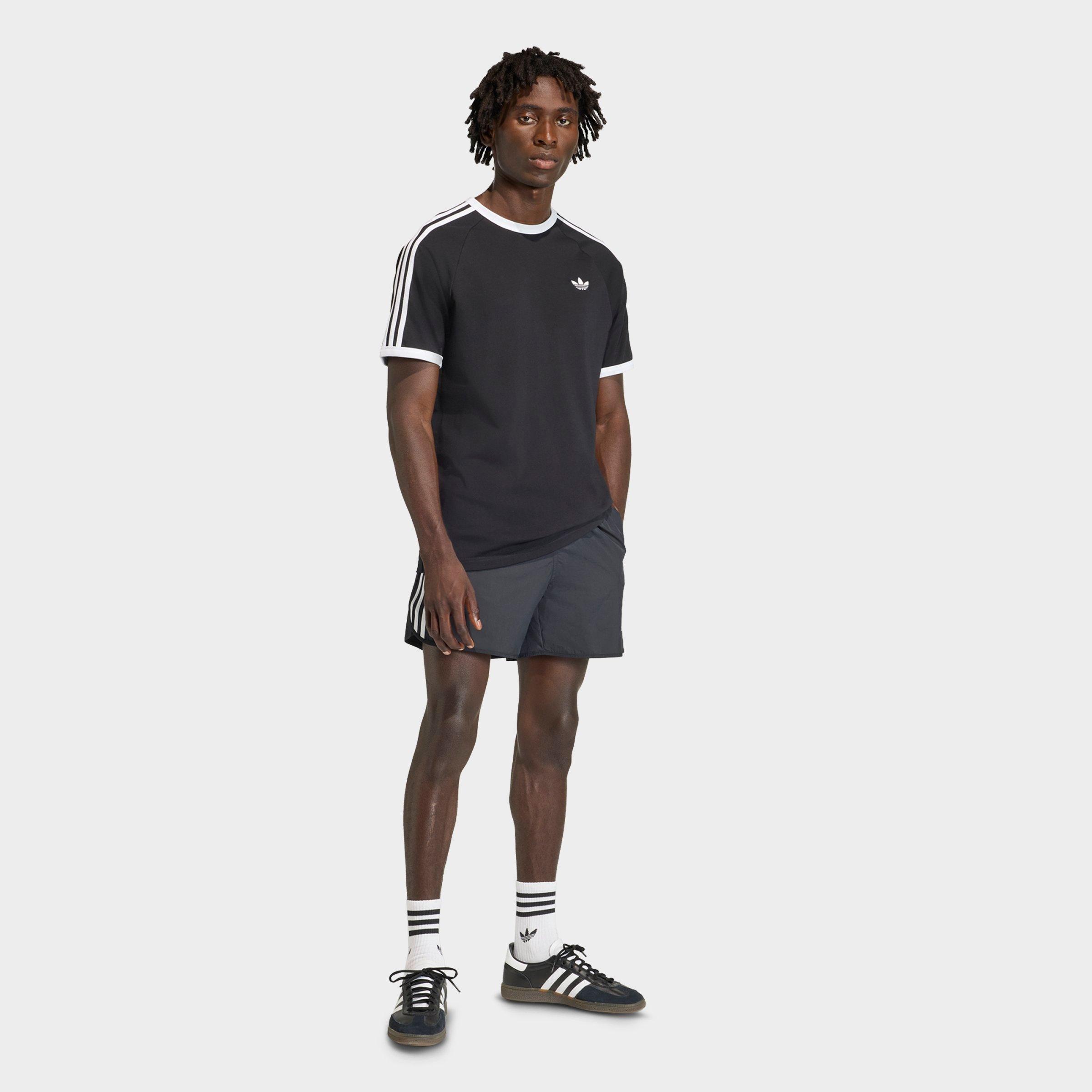 Men's adidas Originals adicolor 3-Stripes T-Shirt - Black