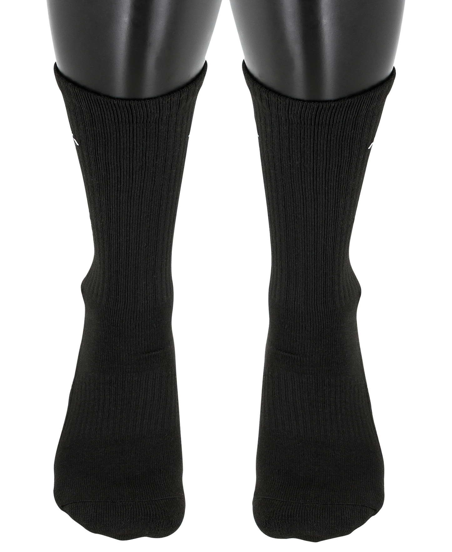 adidas Men's Cushioned Athletic 6-Pack Crew Socks - Black