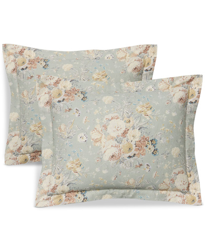 Lauren Ralph Lauren Gwynne Floral 3-Pc. Duvet Cover Set, Full/Queen - Sage