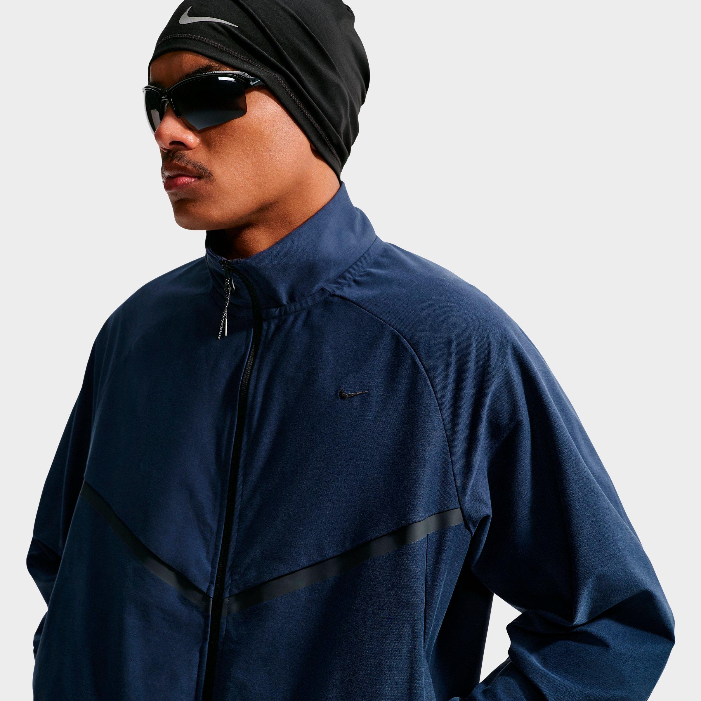 Men's Nithtke Sportswear Tech Dri-FIT Shori Knit Full-Zip Track Jacket - Obsidian/Black