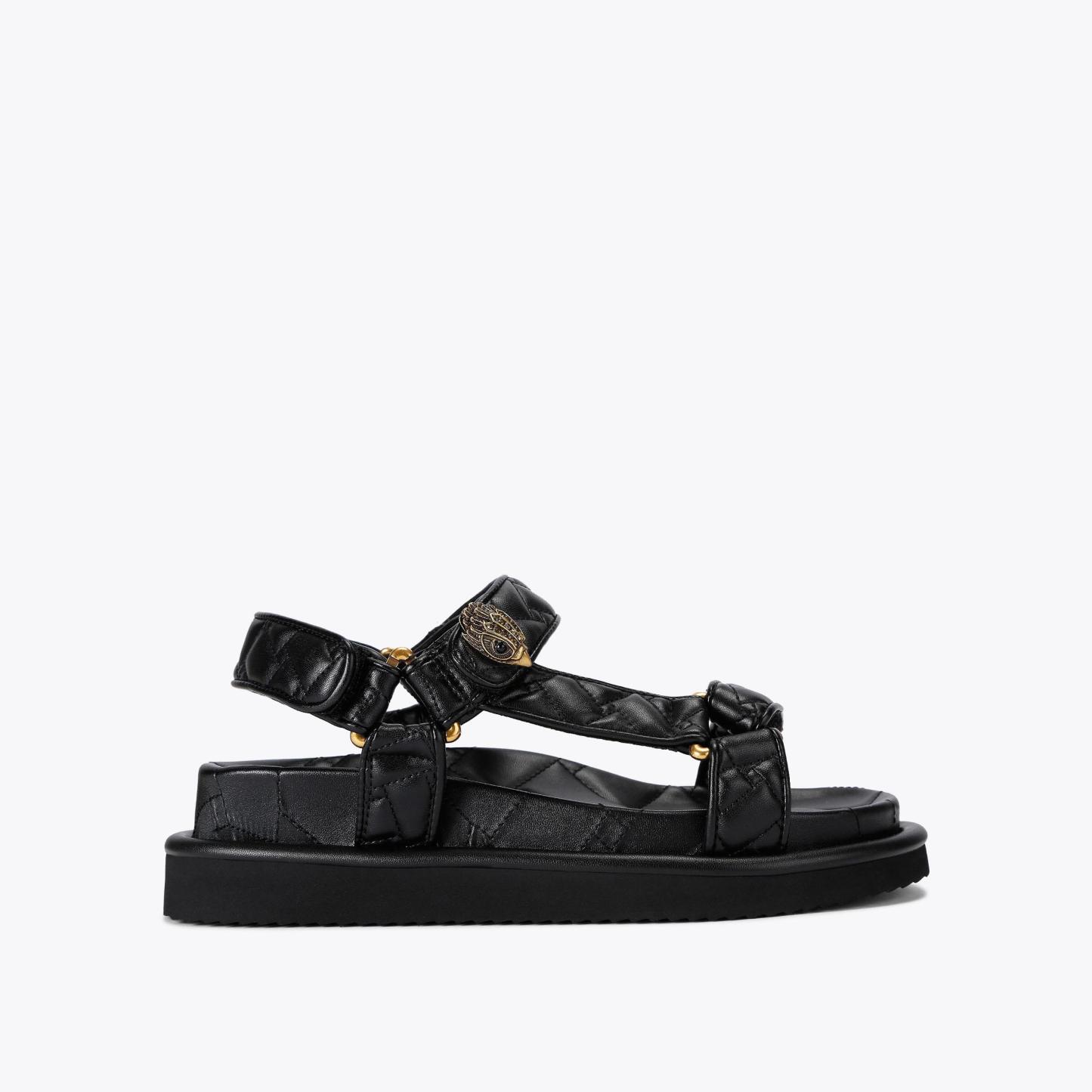 Kurt Geiger London Orson Velcro Sandal - Black