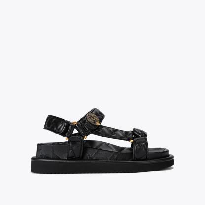 Kurt Geiger London Orson Velcro Sandal - Black