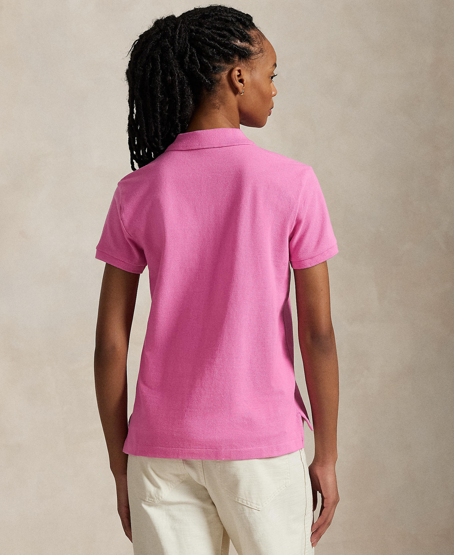 Polo Ralph Lauren Women's Classic-Fit Mesh Polo Shirt - Dalia Pink