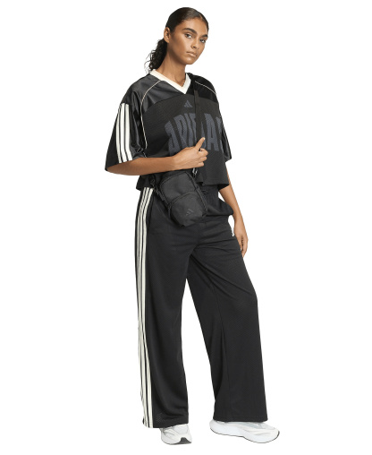 adidas Women's Stadium Mesh Sportswear Pants - Black/off White/crystal Linen