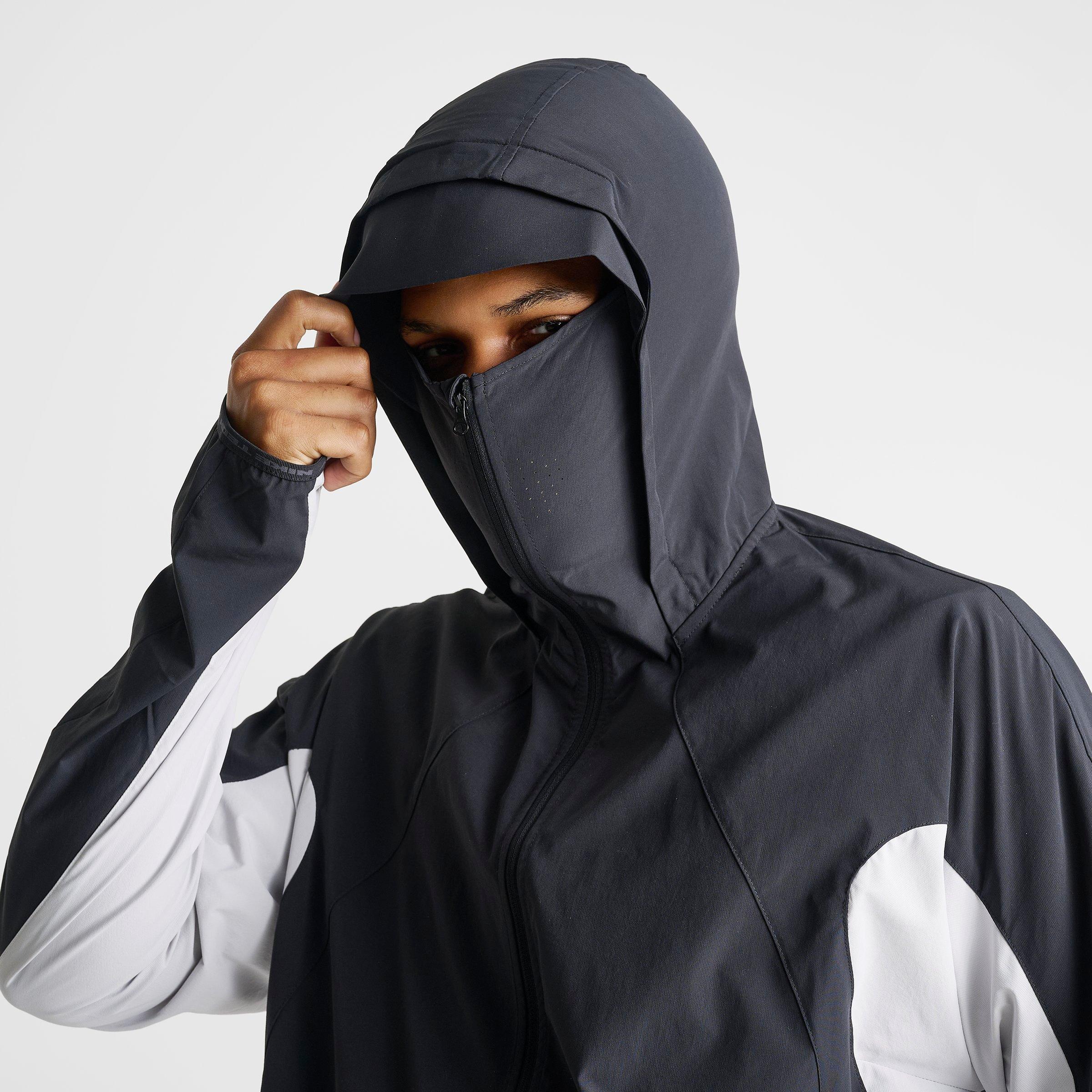 Men's Nithtke Tech Helios Dri-FIT Long-Sleeve Full-Zip Shell - Black/Grey Fog/Black