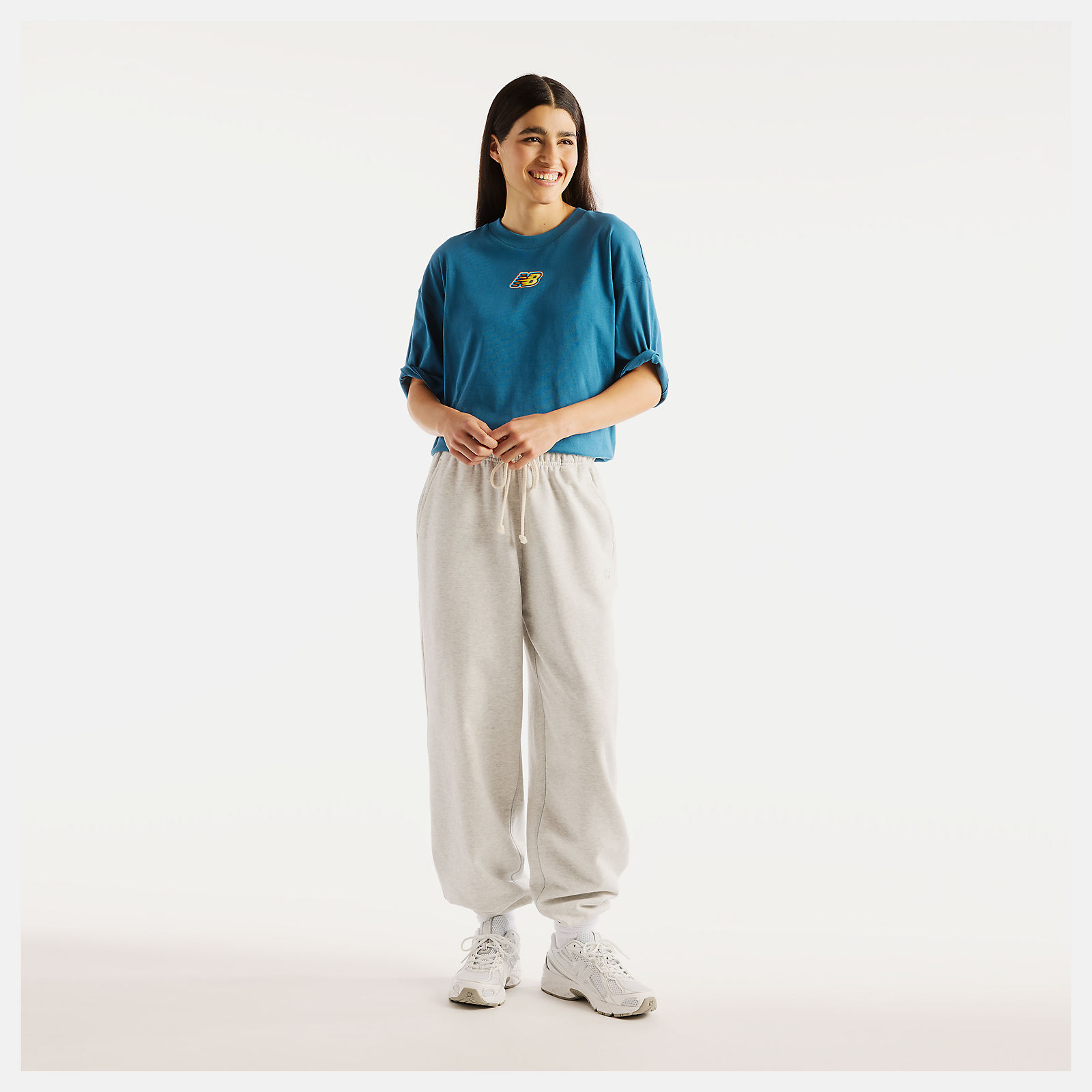 New Balance Sticker Pack Oversized T-Shirt, WT62P2R0STS