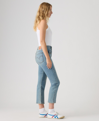 Levi's Women's Wedgie Flap Pocket High-Rise Cropped Jeans - Lunch Plan