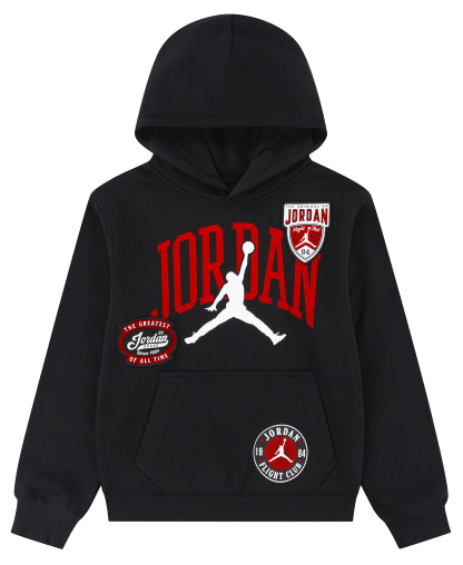 Jordan Boys' 8-20 Highway Arch Long-Sleeve Hoodie - Black
