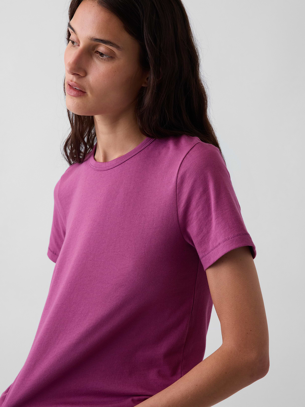 Organic Cotton VintageSoft T-Shirt - Dahlia purple