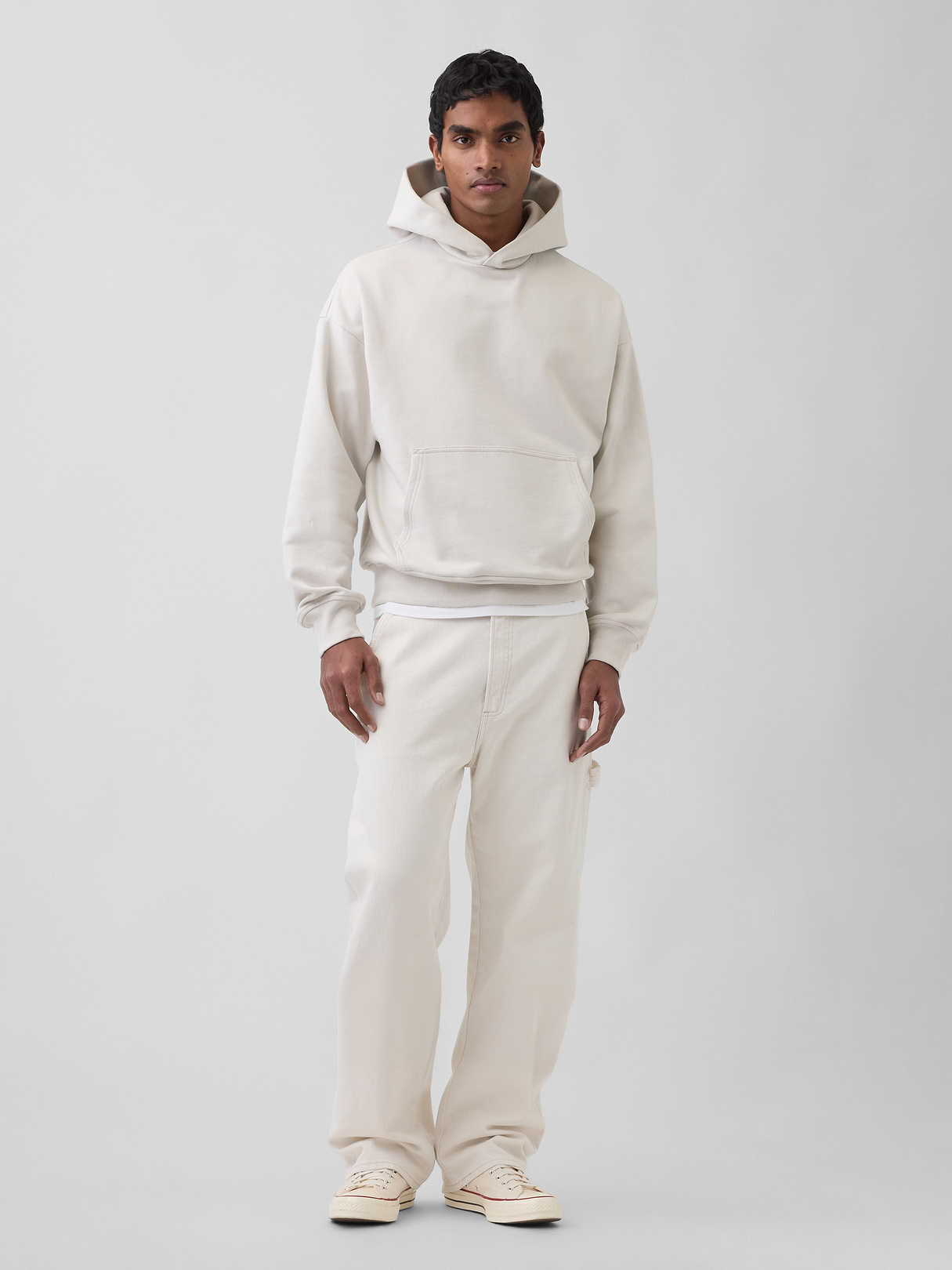 Adult Heavyweight Oversized Hoodie - regular grey