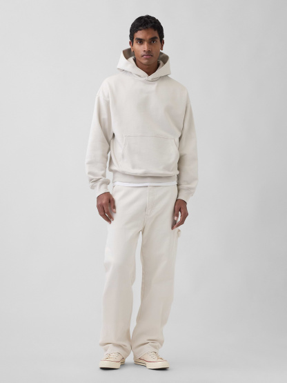 Adult Heavyweight Oversized Hoodie - regular grey