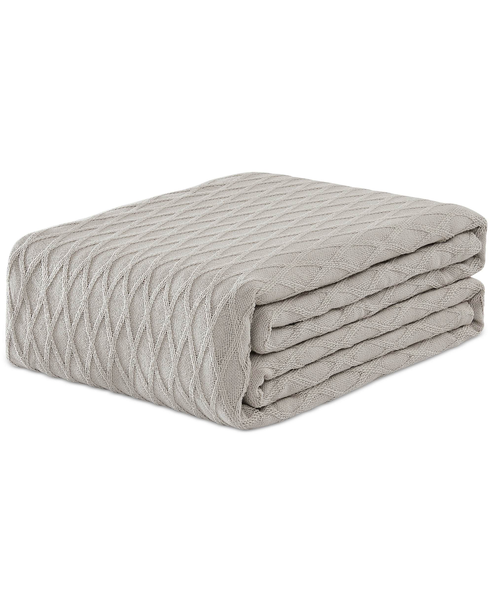 Lauren Ralph Lauren Classic Cotton Blanket, Twin - Pale Grey
