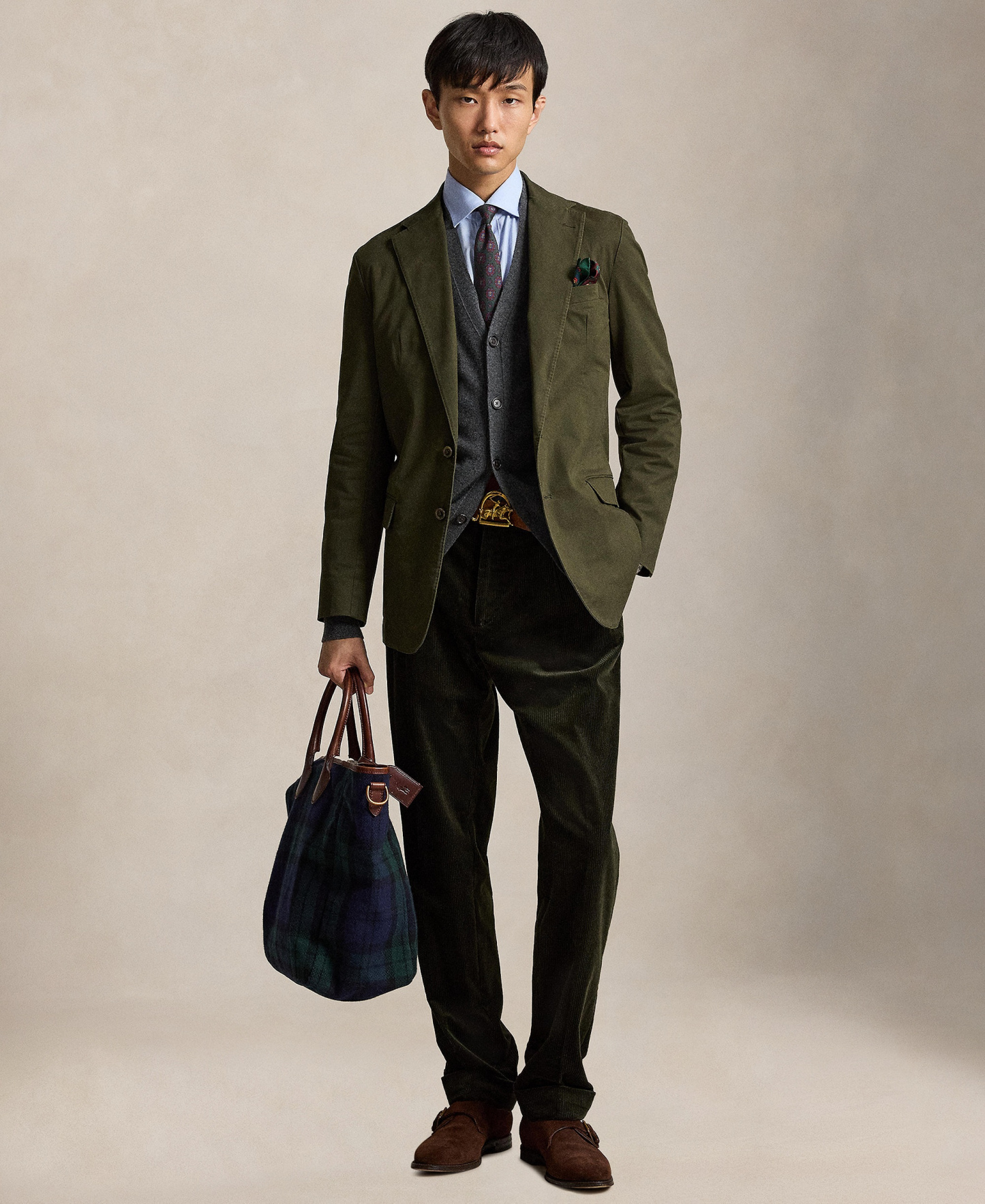 Polo Ralph Lauren Men's Polo Unconstructed Modern Suit Jacket - Botanic Green
